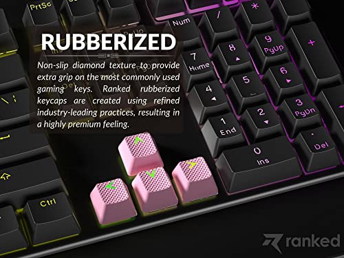 Ranked Rubber Keycap Set, Pink, 23 Tastenkappen - Image 3