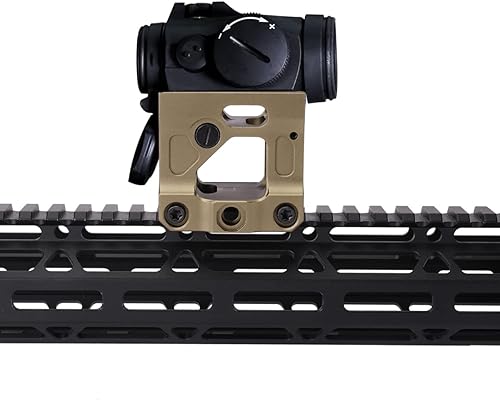 Miniatura 5 de Fineonly Red Dot Riser Mount Riser Riser Picatinny Riser Mount Riser Mount 2 pulgadas de altura para T1 T2 vista óptica