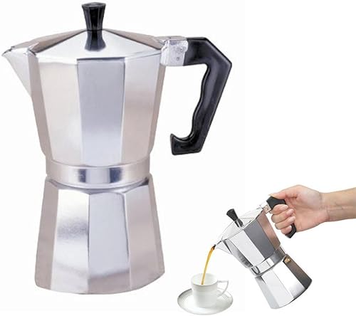 Miniatura 2 de Máquina para hacer café expreso original - Cafetera - Aluminio pulido de alta calidad - 3 tazas