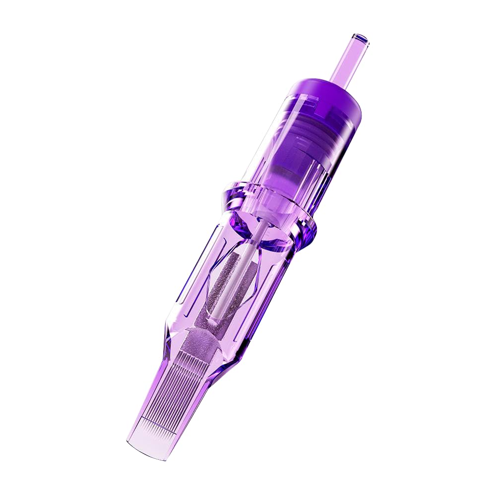 MAST PRO (5RM,7RM,9RM,11RM,13RM,15RM,17RM,21RM,23RM,25RM,27RM) Agujas de Tatuaje de Cartucho Round Magnum Agujas de Tatuajes Esterilizadas desechables (20pcs Mast Pro) (13RM-0,30mm)