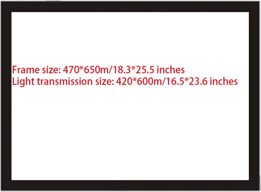 Light Box Portable Led Tracer Dimmable Acrylic Uniform Light Panel Built-in Eye Mask Ultra-Thin Lightbox Drawing with Ruler Diamond Painting Industrial Drawing Artist Ske,A2