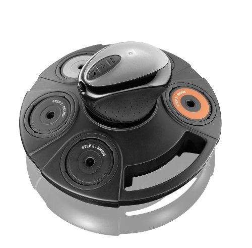 The Sharper Image Portable Electric Shoe Polisher, Black