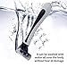 6-Blade Razor,Plastic Anti-slip Men Manual Refill Cartridges razors, Reusable Face Cleansing Care Tool, 24 pcs refill cartridges, Shave Supplies for Men and Women - Black