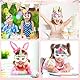 kayqbonke 36 Stück Einhornmasken Kinder Bastelset, Masken zum Bemalen Kinder, 36 Leere Einhorn Bastelset, Tiermasken zum Bemalen für Halloween Weihnachten Geburtstag Bühnenaufführungen Thema Party