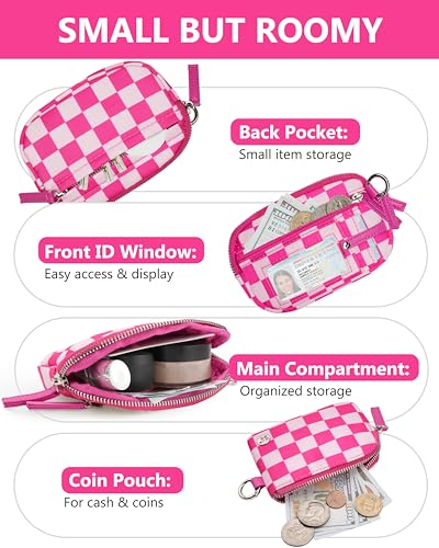 Image of Wallet Wristlet for Women, RFID Wallet Keychain with Dual Pocket