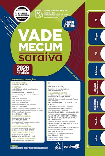 Vade Mecum Saraiva Tradicional – 41ª Edição 2026
