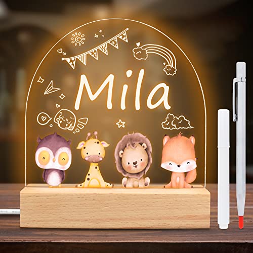 Rebundex Personalisierte Geschenke Baby Nachtlicht Baby Geschenk Junge...