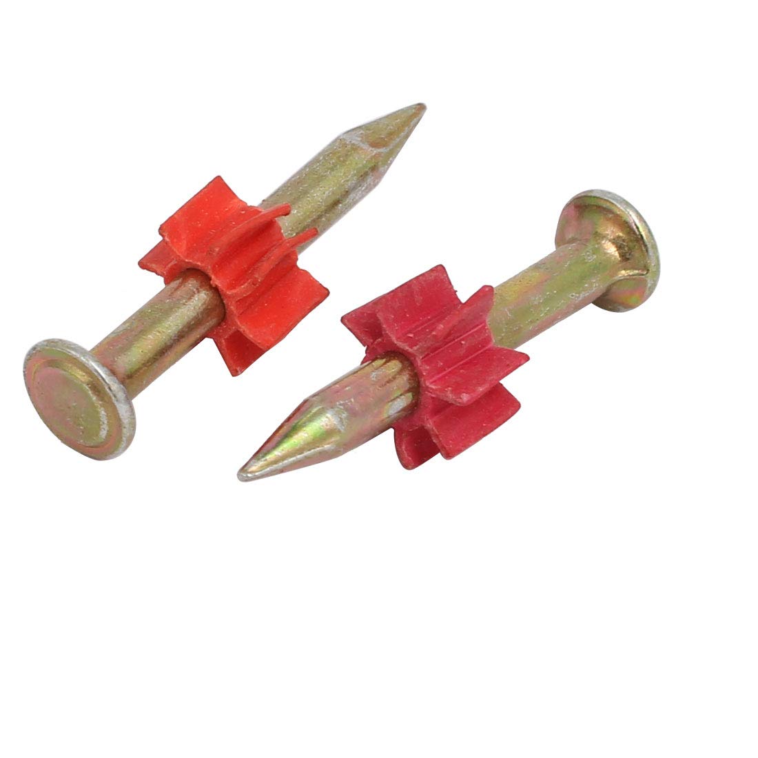 Aexit 30mm Long Fastener 3.2mm Shaft Carbon Steel Hammer Driver Fastener Cement Nail 80pcs Model:60as621qo42