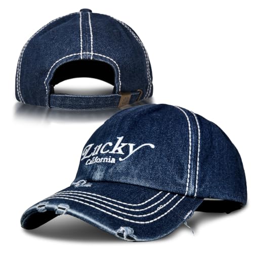 Image of Lucky Brand Classic Cotton Adjustable | Dad Hat | Baseball Cap | Golf | Fishing | Low Profile | 5 Panel Design