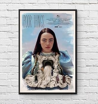 Amazon.co.jp: 【フレーム付-黒-】 映画ポスター 哀れなるものたち