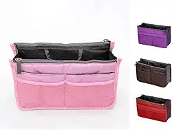 Organizador de Bolsa para Maquiagem, Celular e Acessórios, Ideal para Viagem