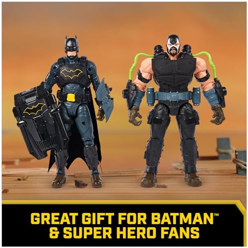 DC Comics, Batman Adventures Battle Pack, Bane and Batman Action Figures Set, 14 Armor Accessories, 12-inch Super Hero Kids Toy for Boys & Girls - Thumbnail 6