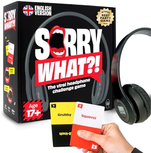 Sorry What - Hilarious Lip Reading Adult Card Game - Uncensored B...