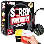Lucky Egg Sorry What - Hilarious Lip Reading Adult Card Game - Uncensored Based On The Headphone Challenge TikTok Trend - 2+ Players 40,000 Funny Word Phrase Combinations - Party Game for Adults 17+