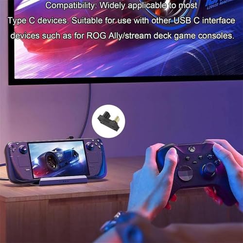 Image of Original USB-C to USB-C 20Gbps Data Adapter with 8K 60Hz & 140W Fast Charging - Made for ASUS ROG Ally, Nintendo Switch, and More - High-Speed Type-C Converter for Gaming, Streaming, Fast Charging