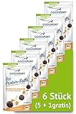 GOODSPORT High Protein Balls vegan Muskelaufbau Erdnuss-Banane 6 x 15 Stück (5 + 1 gratis) High Protein Snacks mit gekeimten Hanfsamen BIO | Proteinballs Vegan Fitness Food Protein Lebensmittel