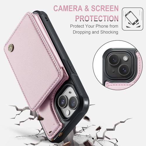 image for Vinich for iPhone 14 Plus Wallet Case with Card Holder, RFID Blocking 