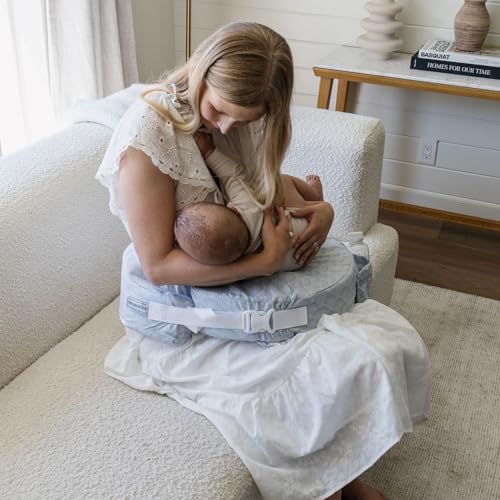 Image of My Brest Friend Original Nursing Pillow Cover - Slipcovers for Baby - Adjustable Fit, Easy Care, Durable - Original Nursing Pillow Not Included, Horizon
