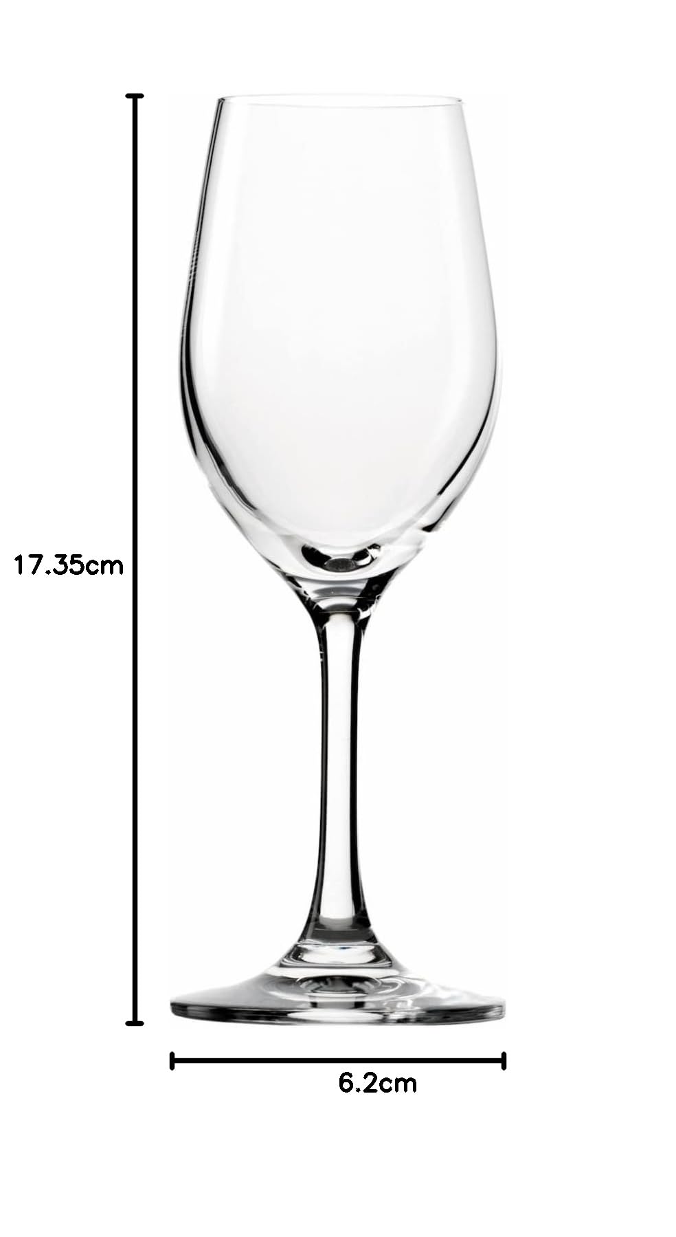 Stölzle Lausitz Copa de vino dulce, cristal, transparente, 6