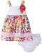 Sweet Heart Rose Baby Girls' Blurred Dot Printed Dress