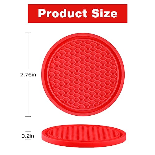 Portavasos para carro universal juego 4 piezas 2.76 pulg miniatura 2