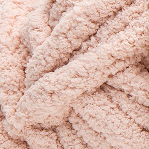 Image of Bernat Blanket Extra Thick Pink Dust Yarn - 1 Pack of 21.12oz /598.74g - 100% Polyester - #7 Jumbo - 72 Yards - Chunky Yarn for Hand Knitting, Crocheting, Crafts & Amigurumi