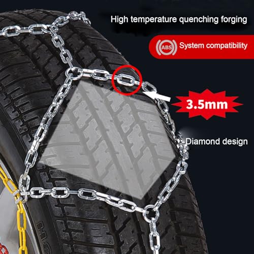 Cadenas para nieve 135-13: viaja seguro con tu coche familiar por la montaña 7