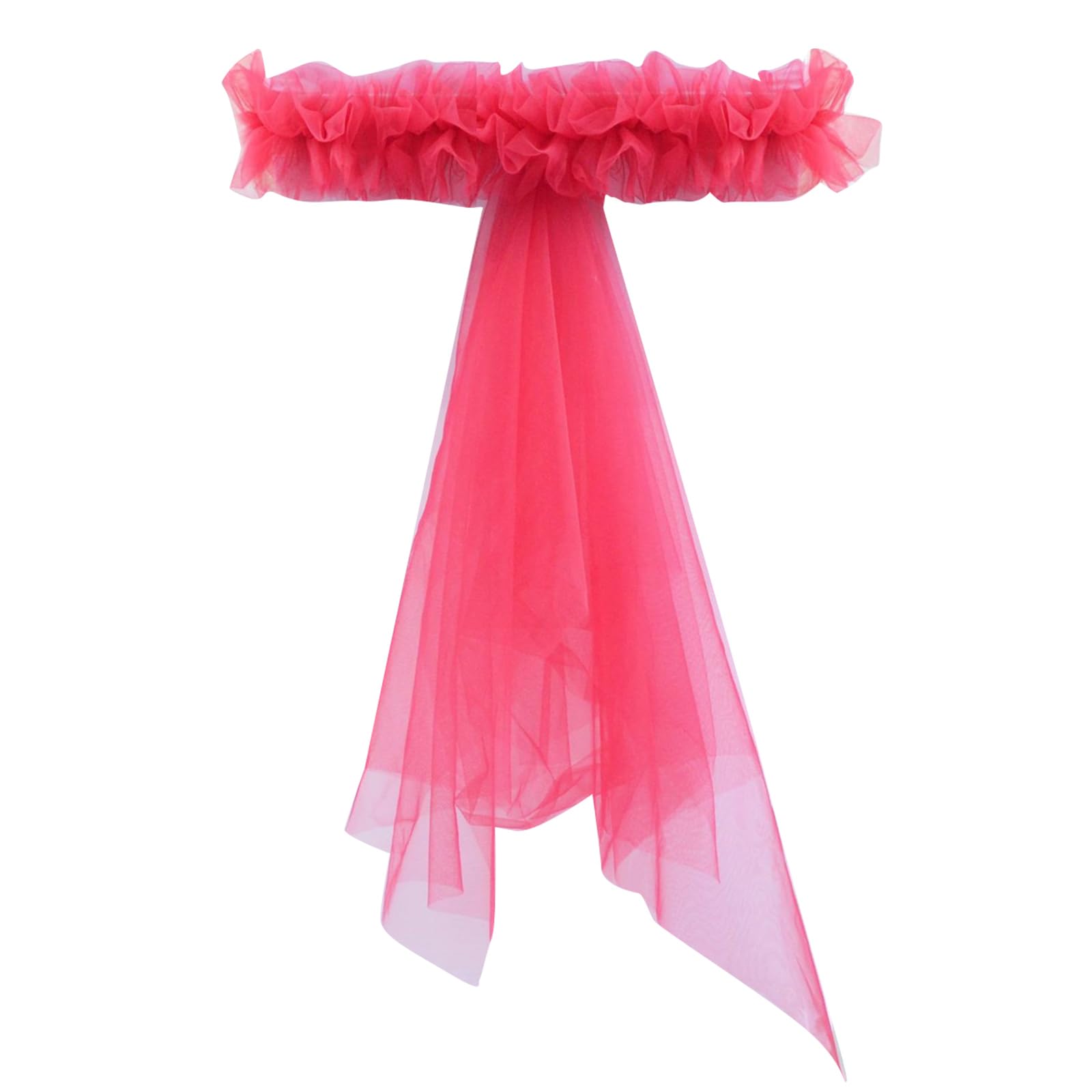 Woedpez Organza Chair Ties Sashes for Weddings Celebrations and Family Gatherings in Optional Color Sash 1PC Anniversary Decoration