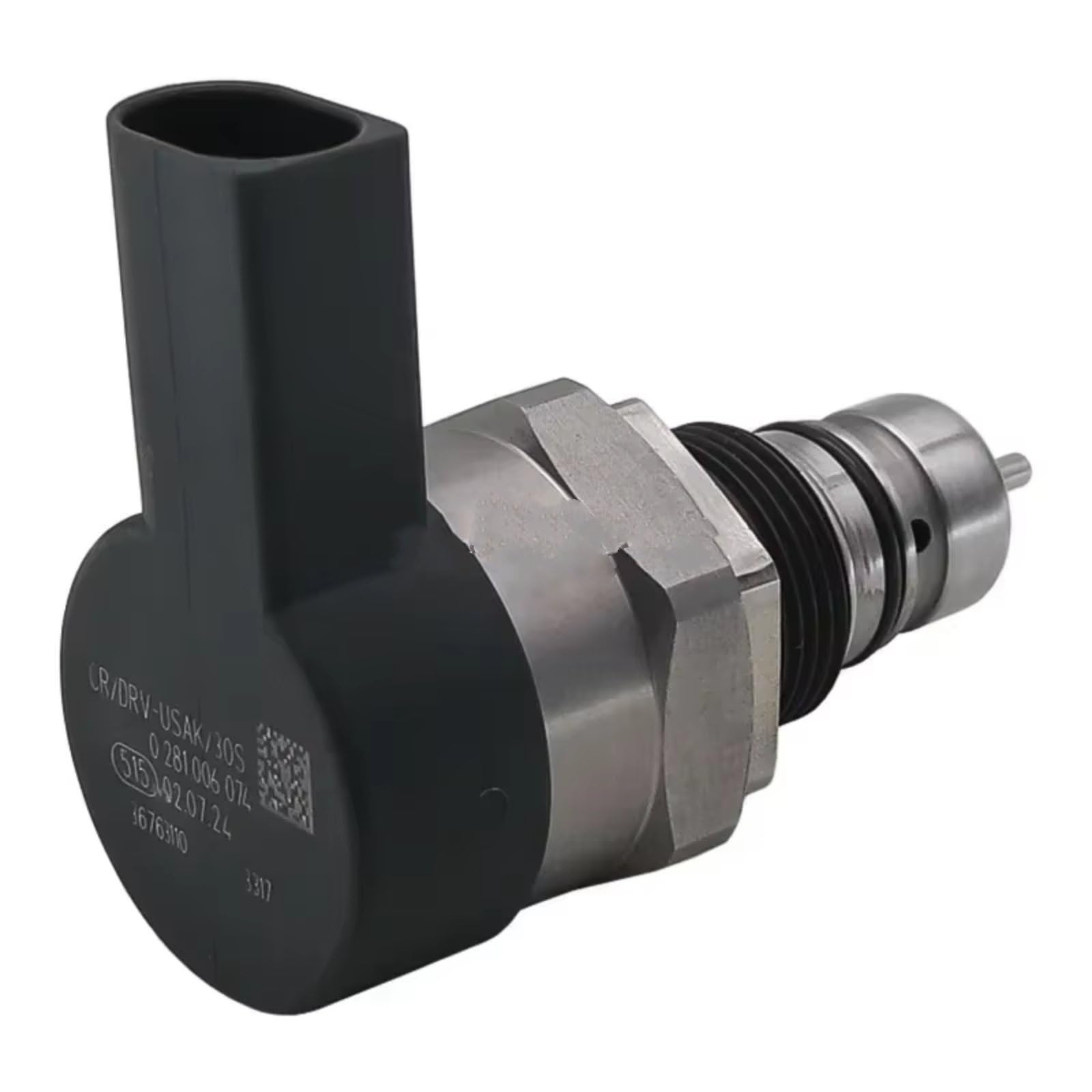 Regulador de presión del riel Combustible Compatible con VW para Passat SCV Unidad Medición Regulador Presión Control Succión Bomba Combustible Automóvil OEM 0281006074