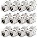 Produktbild deleyCON 12x CAT 8 Keystone Jack Modul Patchkabel Netzwerkkabel Optimal für CAT8 CAT7 CAT7a Verlegekabel Verbinder STP Schirmung RJ45 Buchse Netzwerk Patchpanel Keystonehalterung Erweiterung