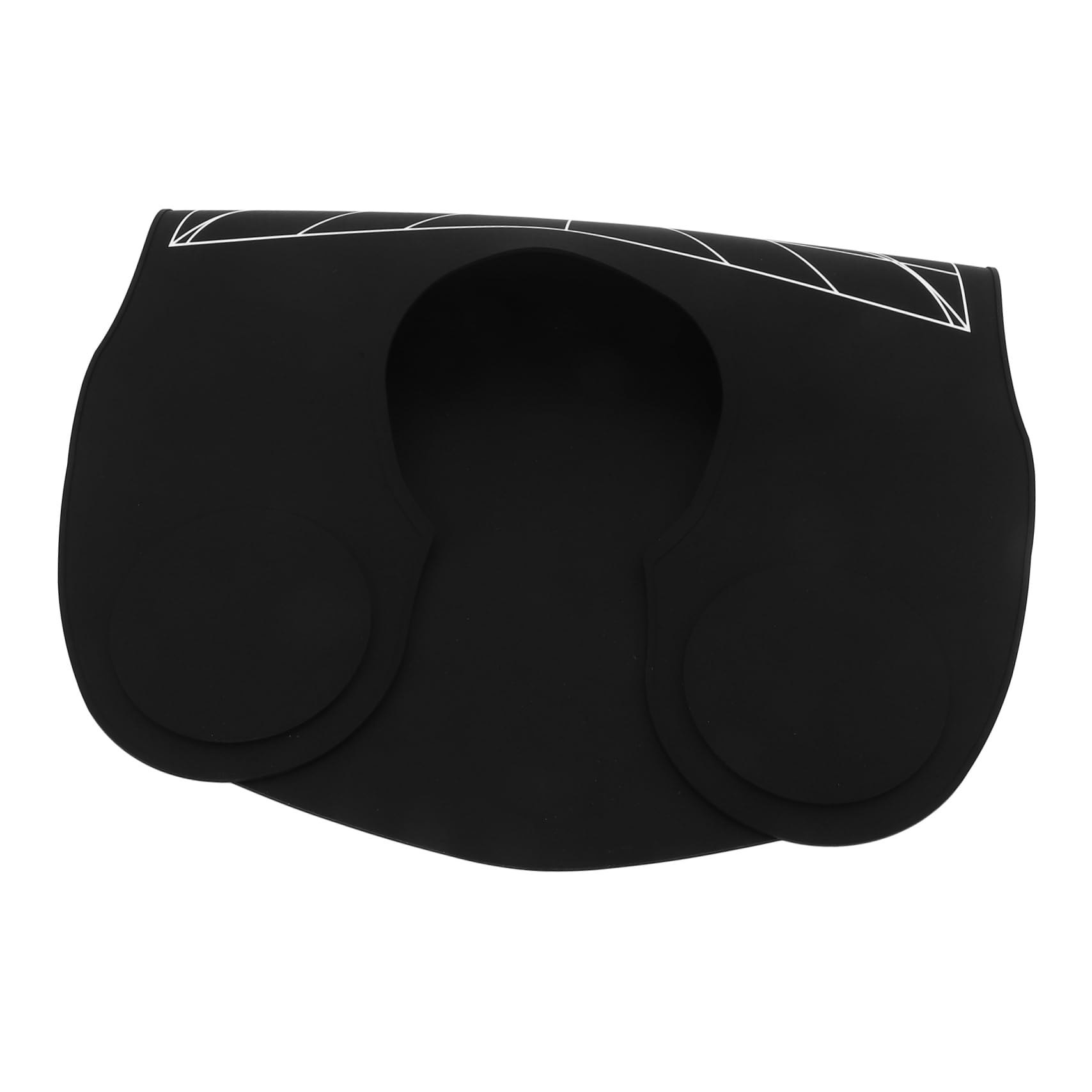 PACKOVE Parrucchiere in Silicone Nero, Collarino per Taglio