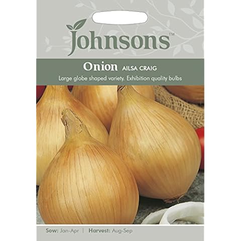 Johnsons Ailsa Craig Onion Vegetable Seeds Cover