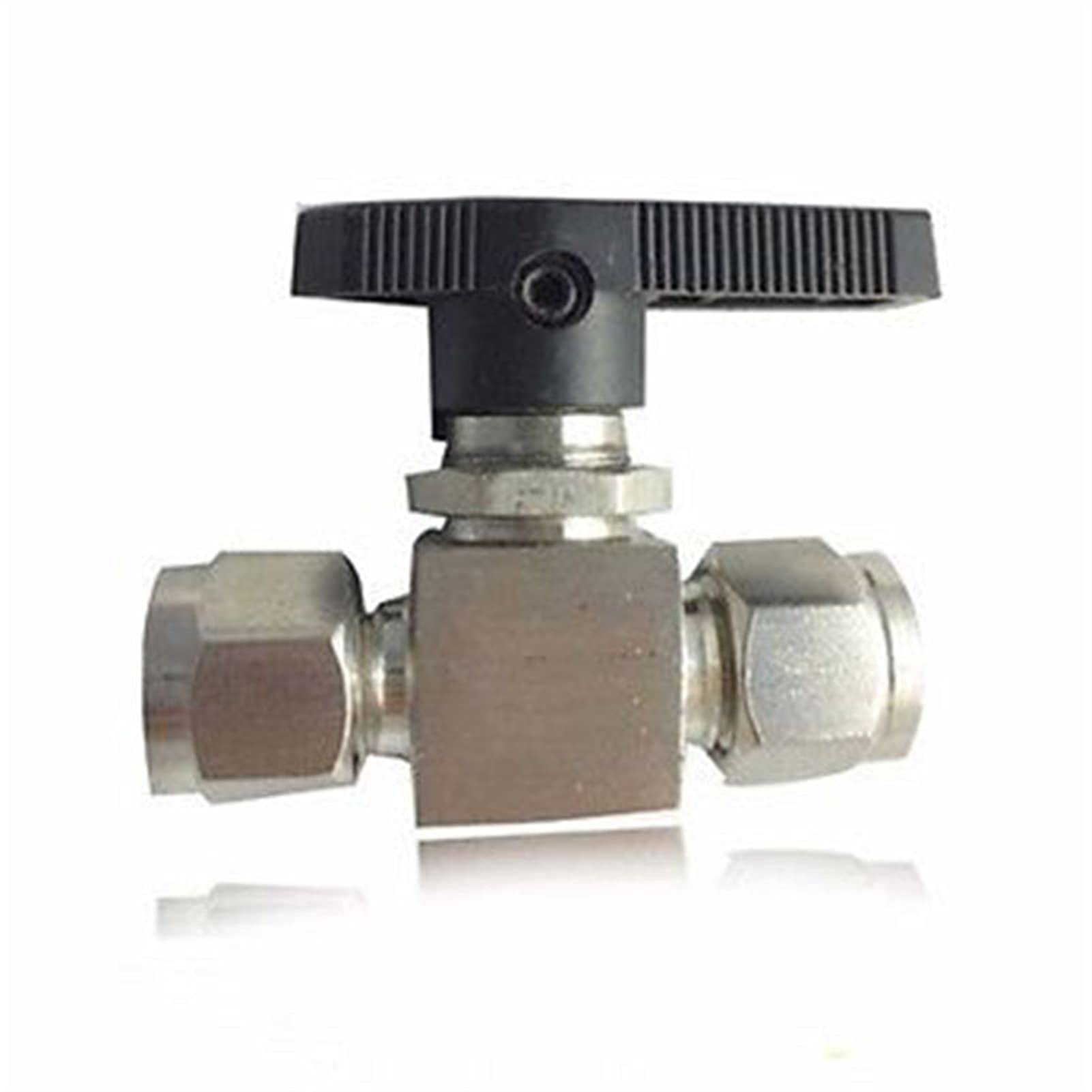 QRUYHBAJU SS304 Stainless Steel Compression Fitting Shut Off Ball Valve 915 Fit for 16mm