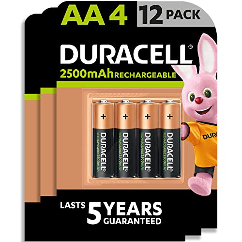 Piles rechargeables AA Duracell pour la domotique et toute la famille