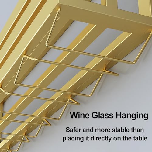 Support à verres à vin mural pour ranger vos bouteilles sans encombrer - 5
