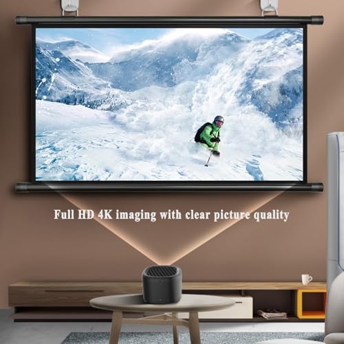 Pantalla de Proyector Manual 72" 16:9 Negra miniatura 2