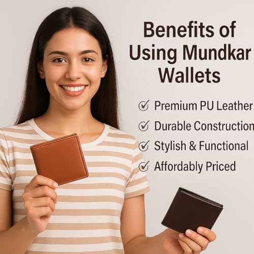 Image of Pu Bifold Black and Brown Wallets Combo for Men and Boys Best for Office and Casual Look Pack of 2 Purse Pocket