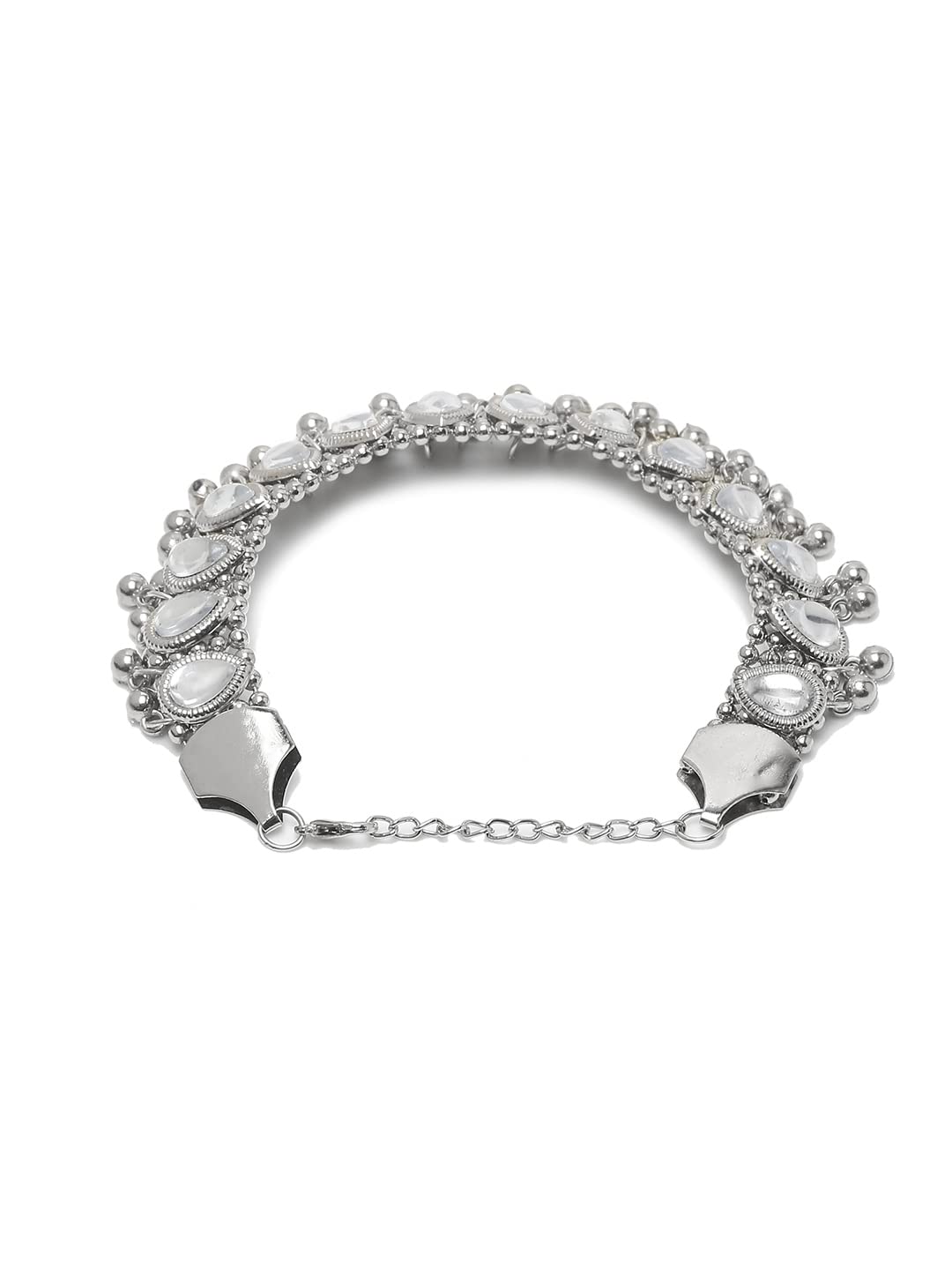 German Silver Plated Stylish Anklets for Women (Style 4)