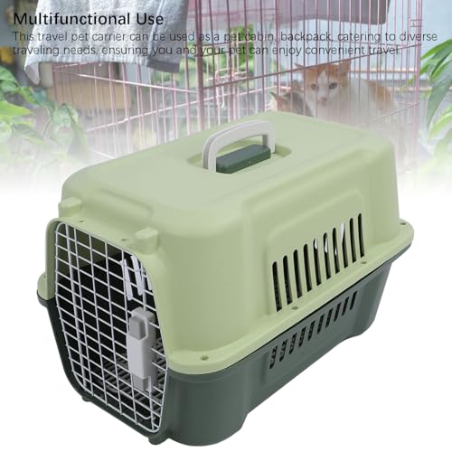 Dilwe Tragbare Transportbox für Haustiere mit Großer Kapazität für Hunde, Katzen, von Fluggesellschaften Zugelassene Transportbox für Bequemes Reisen – Bild 5