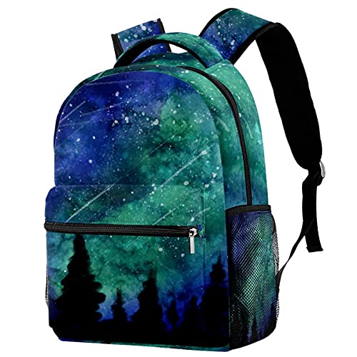 Sac à dos d'écolier violet et multicolore avec imprimé animaux pour homme et femme