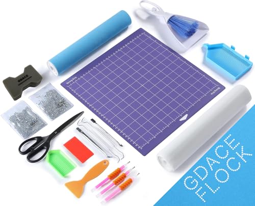 GDACE Magic Sticky Rhinestone Template - Rhinestone Stencil - Sticky...