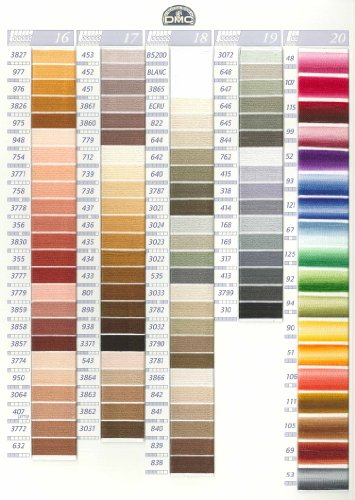 Image of DMC 6-Strand Embroidery Cotton Floss, Very Light Tan