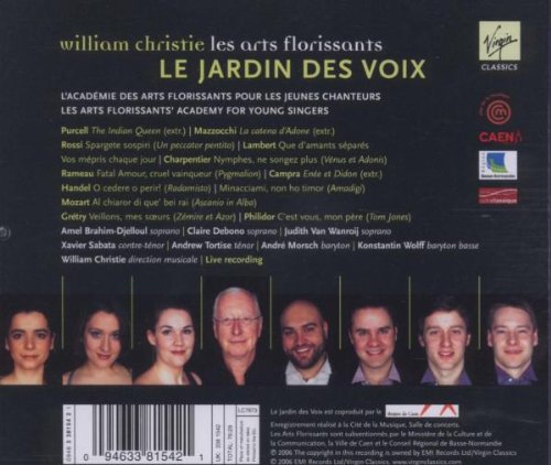 Miniatura 2 de Le Jardin des Voix Brahim-Djelloul Bebono van Wanroij Sabata Tortise Morsch Wolff Les Arts Florissants Christie