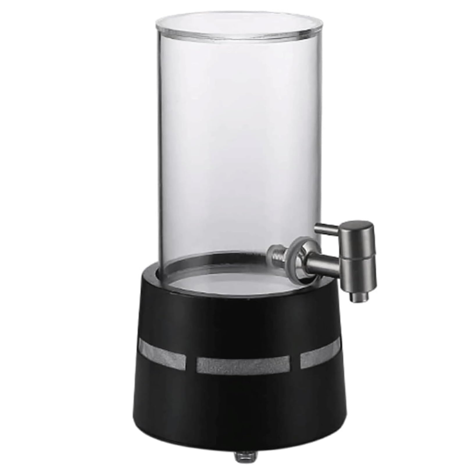ASerZenith Juice Dispenser Beer Tower 2L Clear Beverage Tower Dispenser Easy Clean Dual Action Integrated Tap For Beverage/Beer/Liquor Ice Chamber