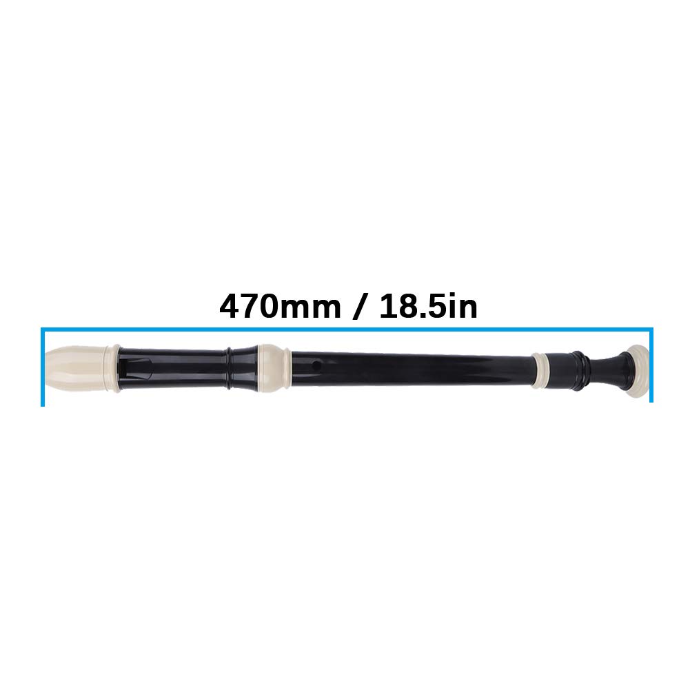 Flauto dolce contralto, clarinetto chiave in resina ABS F, registratore a 8 fori, per principianti amanti della musica(Fa contralto, Sol tedesco (germanico))