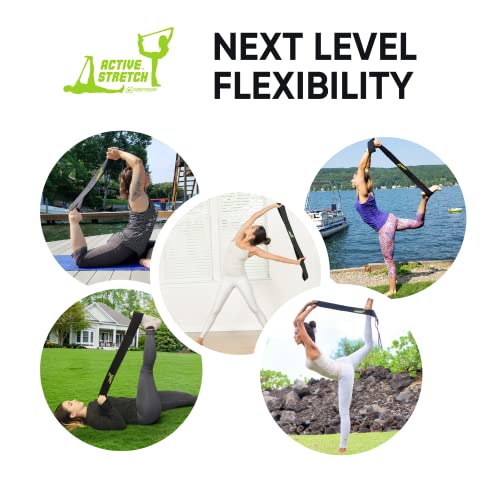 Core Prodigy Active Stretch - Wide Loop Stretching Strap #TOP2