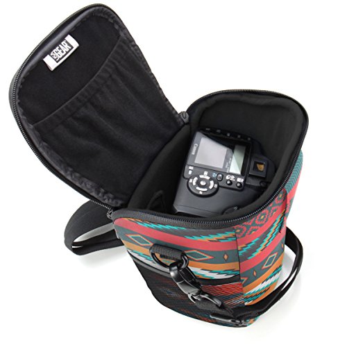 Image of USA Gear DSLR Camera Case for Men and Women with Top Loading Accessibility, Adjustable Shoulder, Small Camera Sling Bag, Padded Handle - Camera Holster Bag for Nikon, Canon, Panasonic (Southwest)