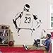 bingcheng Design NBA James Wall Sticker Vinile Decorazioni per La Casa Fai da Te Giocatore di Pallacanestro Decalcomanie Sport Star per Camera dei Bambini 58 Cm X 63 Cm