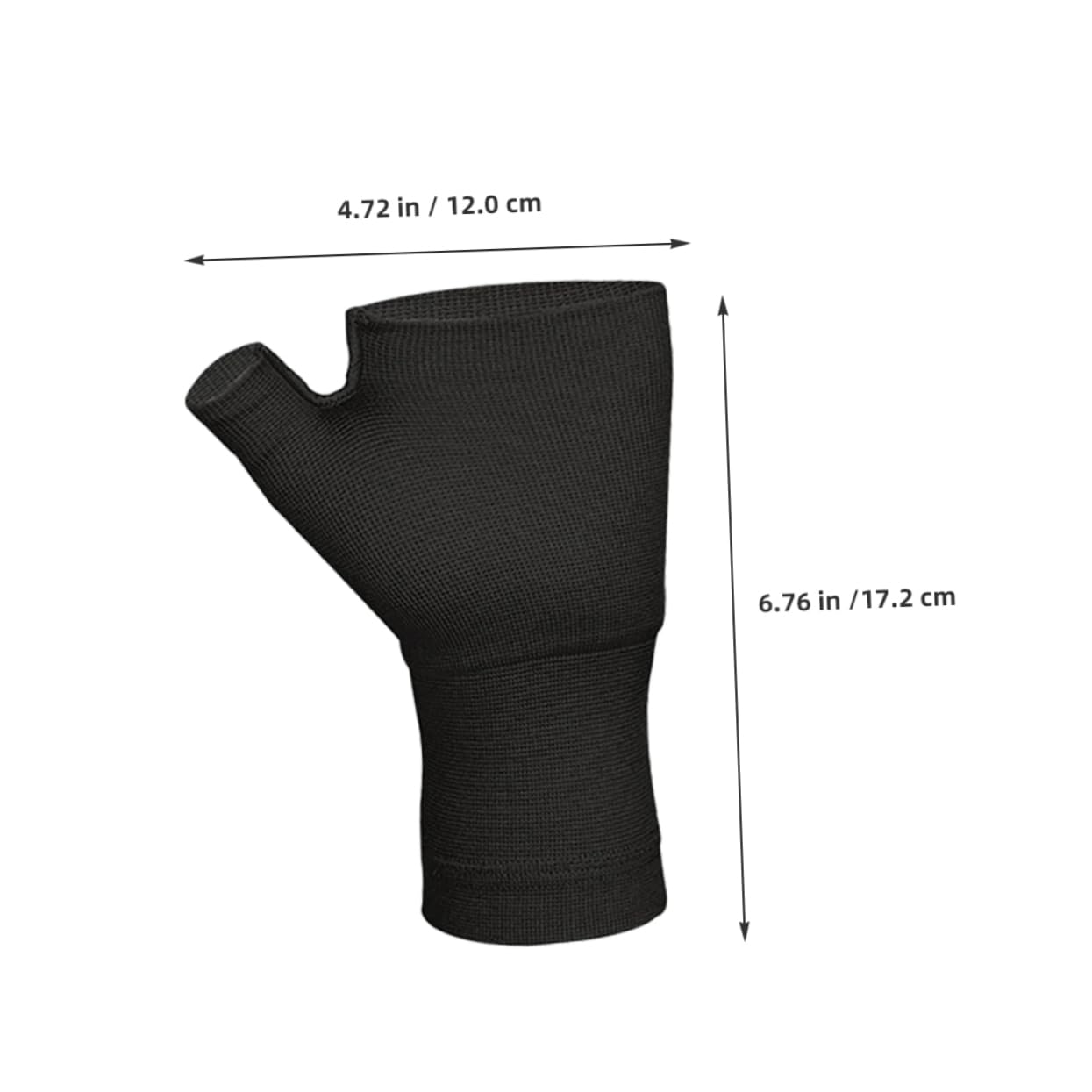 Cabilock Climbing Gloves Wrist Support Breathable Thumb Compression Sleeve for Men Wrist Brace Sleeve for Cycling Hiking Badminton Black One Size Fits