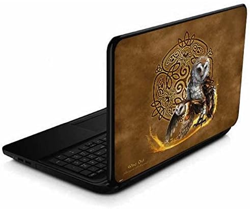Skinit Decal Laptop Skin Compatible with 15.6 in 15-d038dx - Originally Designed Owl Celtic Knot Design
